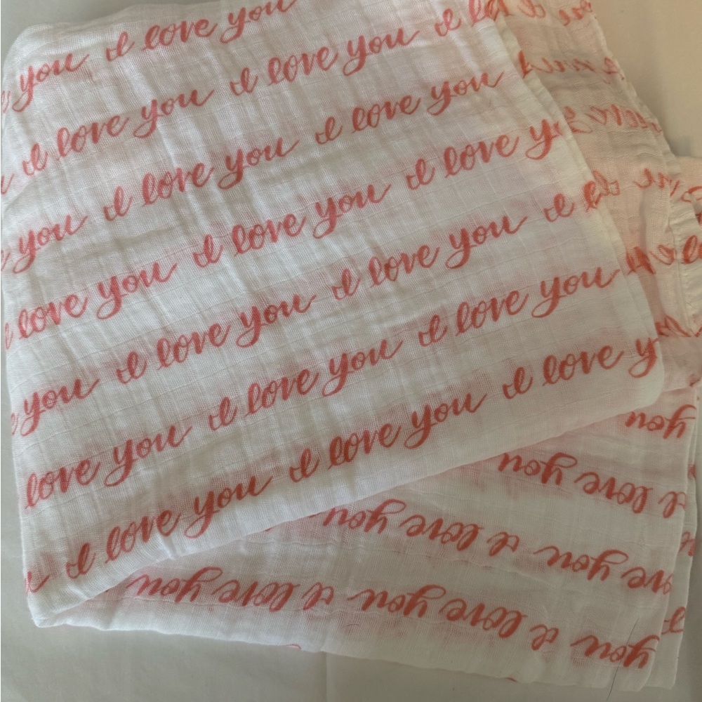 Cloud Island Pink and White Kids Blanket